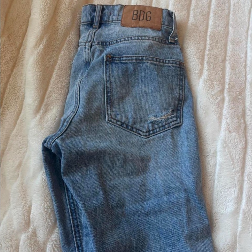 BDG Women’s high-waisted ripped denim jeans